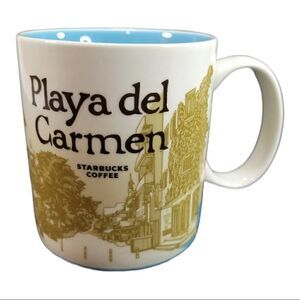 Starbucks Coffee Cup Mug Playa del Carmen Global City Icon Collector Series